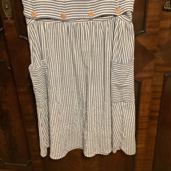 Listicle Linen Dress Top/Skirt Size L - Picture 5 of 5